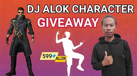 Free fire world series 2019: Garene Free Fire Live DJ ALOK Character Giveaway Custom ...