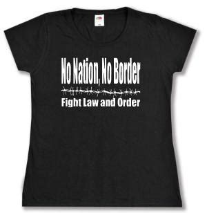 Elisabeth röhm, jerry orbach, jesse l. No Nation, No Border - Fight Law And Order (tailliertes T ...