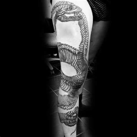 This fierce snake cartoon originally called on the american colonists to join together against the french. Scary Snake Tattoose On The Leg - 38+ Realistic Snake Tattoos / Even the other way round, the ...