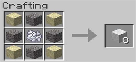 To make concrete powder, you need 4 blocks of. How To Craft Concrete and Concrete Powder in Minecraft (1 ...