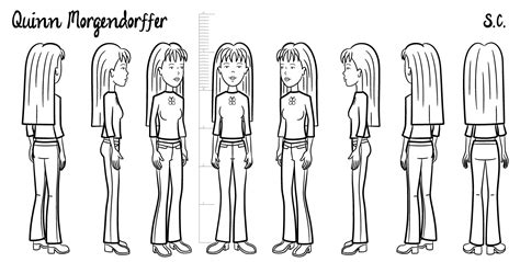 The coloring book is filled with daria song's beautiful artwork and imaginative design concepts. Quinn - model sheet by S-C on DeviantArt