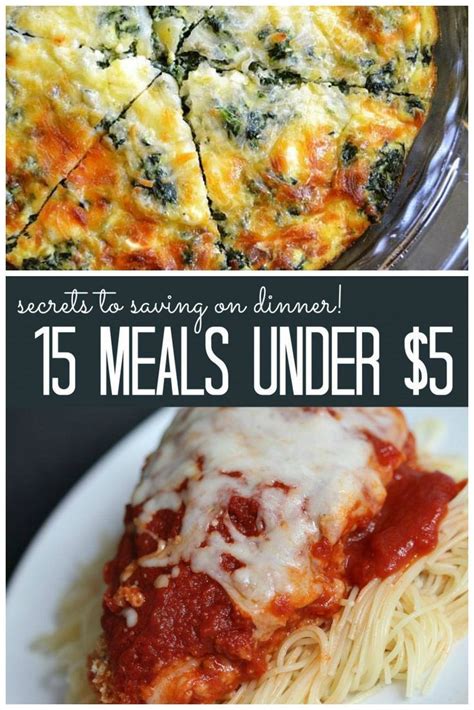 Im alwys searching for delicious quick and fast dinner ideas for feed my family.xoxo kel ⤵︎ *please. 15 Meals Under $5! These are Easy and Simple Dinner ...