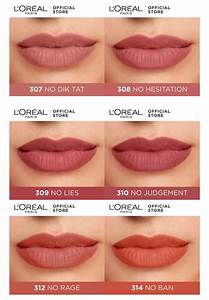 L Oreal Infallible Lipstick Color Chart My Girl
