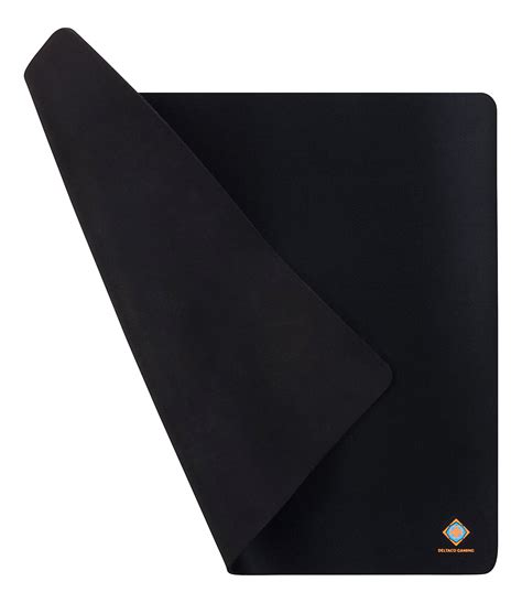 Mousepad, neoprene fabric, 2mm thin, black | deltacogaming