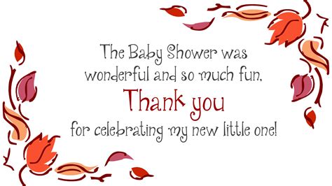 That's why we're organizing your thoughts for you below. Baby Shower Thank You Card Wording - Richery Glow | Baby ...
