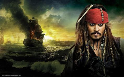 Mit dem und seiner dämonischen mannschaft ist nicht zu spaßen. Download Hintergrund Johnny Depp, Fluch der Karibik ...