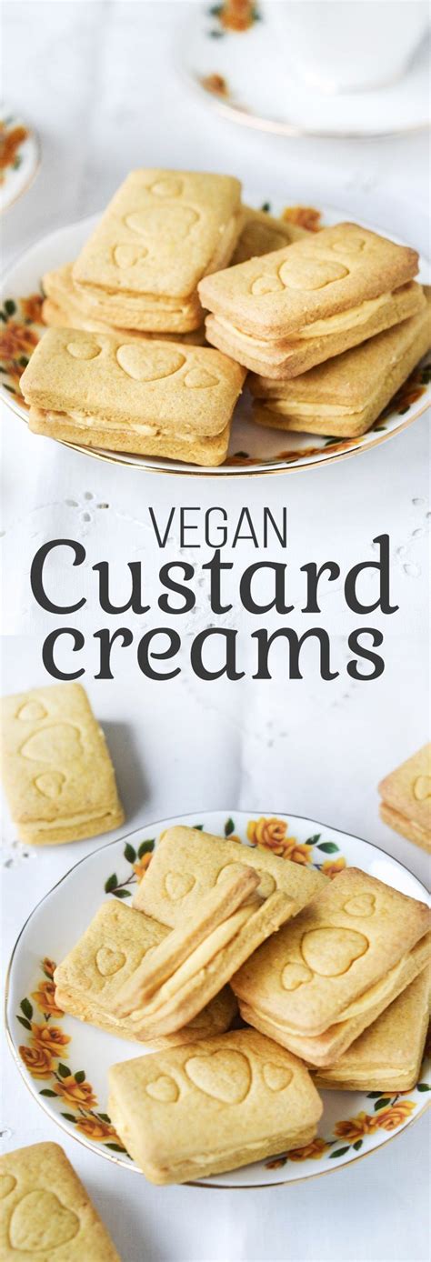 Measure out a pint of plant based milk. Vegan Custard Creams | Recipe | Vegan desserts, Vegan ...