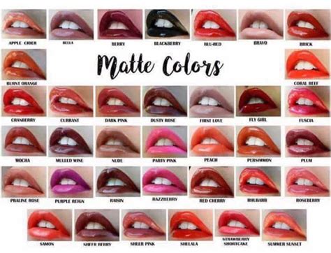 Lipsense Matte Colors | Lipsense colors, Lipsense matte ...
