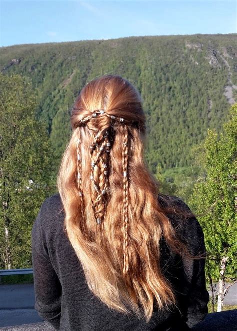 Have you ever wondered how historically accurate the hairstyles are on tv shows? Viking Braids, Shieldmaiden Hairstyle by Anne The Archer ...