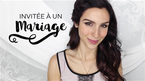 Grâce à nos conseils maquillage et coiffure, vous serez la plus belle des mariées à lunettes ! Look Invitée mariage (maquillage + coiffure) - YouTube