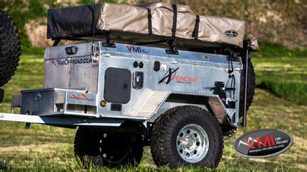 When i first saw this truck camper i thought it was bullet proof because it was probably the baddest looking camper at the expo.its not bullet proof but it. VMI Offroad OX Trailer