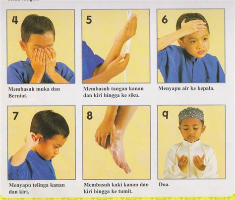 20 koleski terbaru perempuan cara mengambil wudhu inspirasi wajib siirisei densticker. sambungan cara berwuduk | Kids learning, Children, Kids