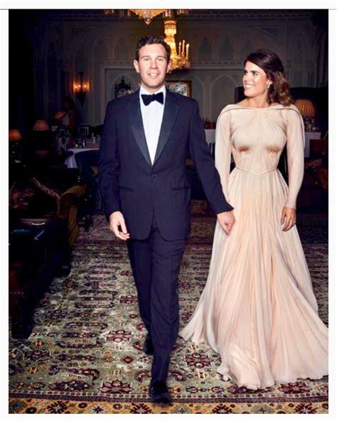 Princess eugenie of york dazzled as she walked down the aisle to marry jack brooksbank in a dress fit for a queen erm, princess. 12/10-2018 Princess Eugenie wore a blush Zac Posen gown ...