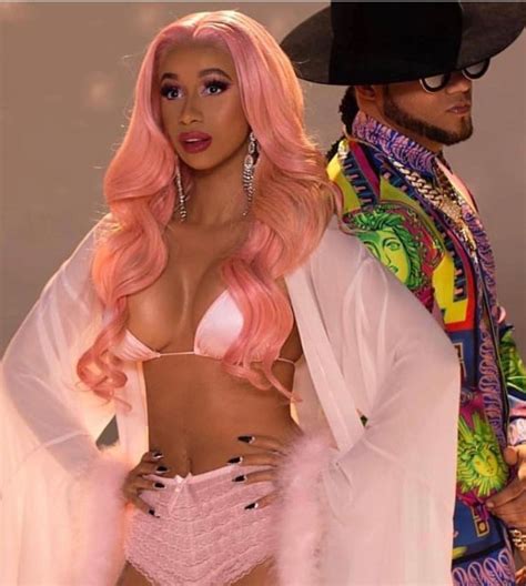 This article contains a video. Cardi B | Cardi b hairstyles, Cardi b photos, Blonde with pink