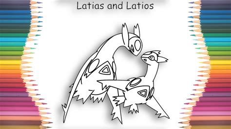 Find more coloring pages online for kids and adults of latios generation 3 coloring pages to print. Unique Latias And Latios Coloring Pages - cool wallpaper