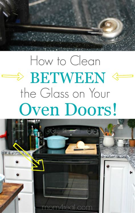 How to clean inside oven door glass window. A step-by-step tutorial showing how to clean that area in ...