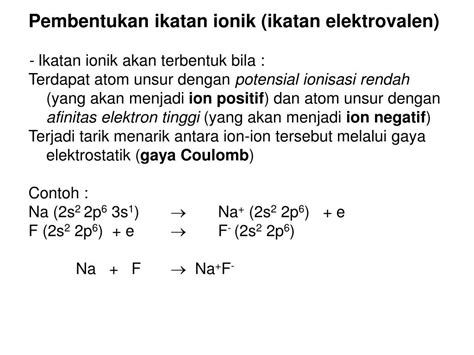 Titik didih dan titik leleh rendah disebabkan gaya tarik. Jelaskan Ciri Atom Atom Unsur Yang Dapat Membentuk Ikatan ...