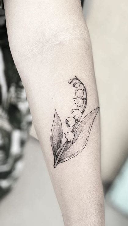 You could get a tattoo of your favorite flower, your significant other's favorite flower…really anyone's favorite flower. 85 Stunning Lily of The Valley Tattoos - Tattoo Me Now