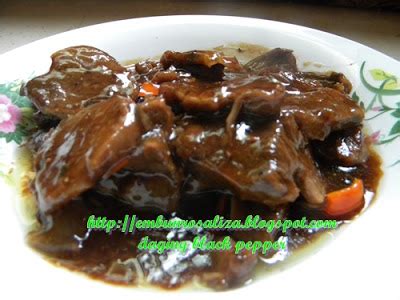 Nah, daripada membeli, hidangan ini juga. Embun ♥ Kaseh ♥ Rosaliza: DAGING BLACK PEPPER @ DAGING LADA HITAM