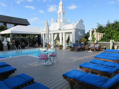 Fire island's premiere accomodation, the belvedere guest hotel for men, is located on a weekend on fire island gets you back to nature. Most guys nude sunbathe here around the pool. - Picture of ...