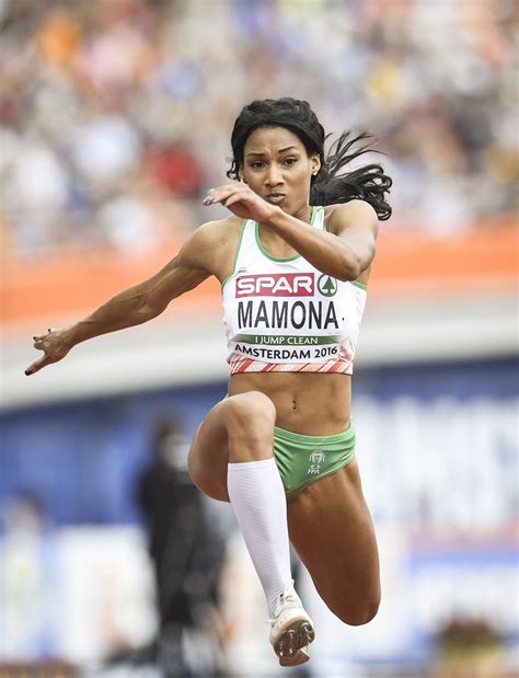 A portuguese (angolan descent) olympic triple jumper born in.patricia mamona is with alie benfica. ANP-46532299.jpg