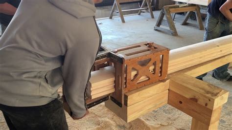 We have provided details & information on how to start with the construction. log cabin dovetail jig - YouTube