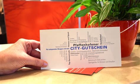 Schauen sie im sale vorbei und sparen sie bis zu 50%. City-Gutschein gibt es jetzt auch im Moosburger Hof zu kaufen - Pfaffenhofen