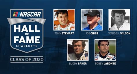 I'm going to walk around with my head held. NASCAR Hall of Fame Class of 2020 revealed | NASCAR.com