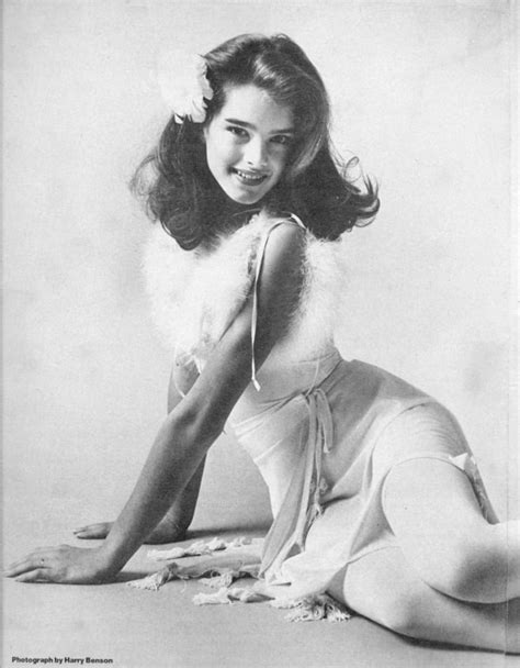 Due to my age i'd never seen 'pretty baby' in the theater or, for some reason, read much about it. Picture of Brooke Shields