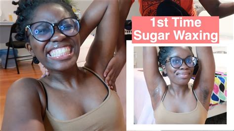 It might be easiest to use a hard wax,. At Home Sugar Waxing (my FIRST ever sugar wax!) - YouTube