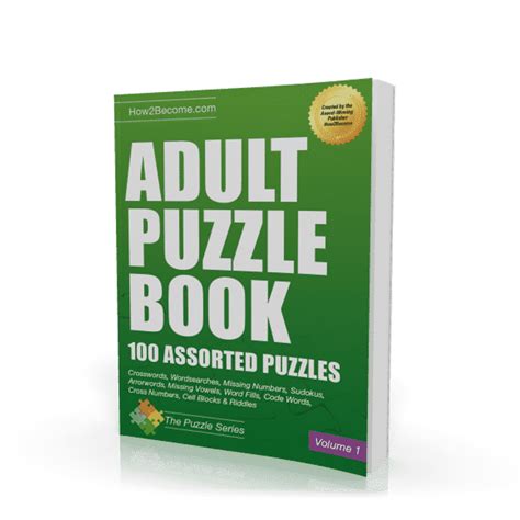 Collection page for puzzle books is loaded. Adult Puzzle Book 100 Assorted Puzzles - How 2 Become