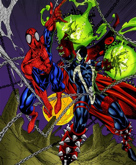 Published by marvel comics, it was not a treasury sized edition, but regular comic book dimensions. El crossover Spider-man y Spawn es aún posible ...