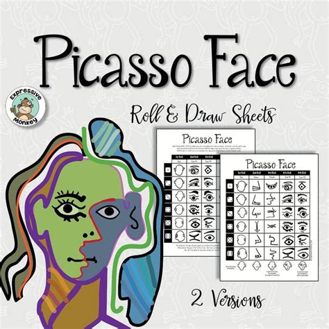 You may have noticed that i love to do different versions of cubist self portraits or. Picasso Face Roll & Draw Activity | Picasso, Art lessons ...