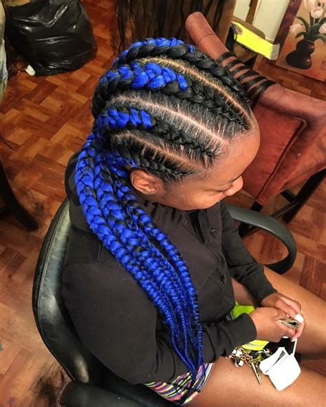 Kids braids are very good weave or natural hair don't be afraid to. Pin by Zevi on hair | African braids hairstyles, Kids braided hairstyles, Dyed hair