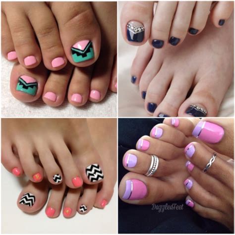 Diseño de uñas para pies flor blanco y negro ¡muy fácil! Imágenes de uñas decoradas para pies con hermosos diseños ...
