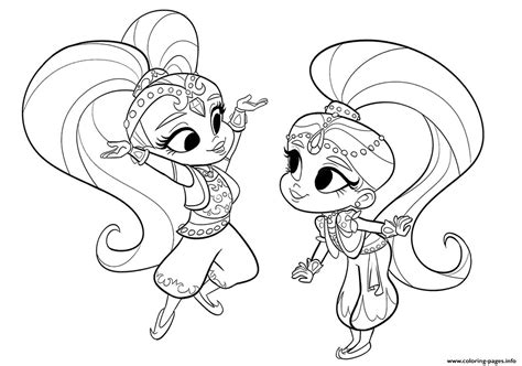 We do not intend to infringe any legitimate intellectual right, artistic rights or copyright. Shimmer And Shine Coloring Pages Printable