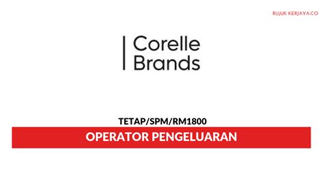 Operator pengeluaran, operator pengeluaran kilang gaji tinggi, production operator and more on indeed.com. Jawatan Kosong Terkini Corelle Brands Manufacturing ...