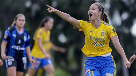 Nayeli rangel, de tigres, vivió a la inversa su sueño futbolero. De último minuto, Tigres Femenil venció de visita a Querérato