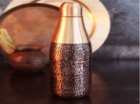 The oligodynamic properties of copper help killing copper water is a natural remedy for treating wrinkles and fine lines. Why copper bottle water is good for health? Ayurveda Tips ...