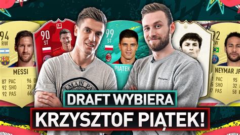 Podczas wczorajszego finału ligi mistrzów opublikował na swoim koncie zwiastun nowego sezonu hiszpańskiego serialu „dom z papieru. KRZYSZTOF PIĄTEK WYBIERA DRAFT W FIFIE 20! - YouTube