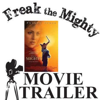 It was adapted into a movie. FREAK THE MIGHTY Movie Trailer by Created for Learning | TpT