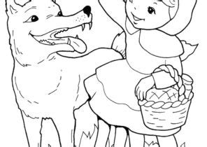 Great for increasing familiarity with key plot point and free account includes: Little Red Riding Hood Coloring Pages - Coloring4Free.com
