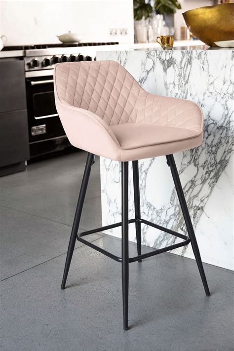 Bar stool (set of 2) by boyel living. Next Hamilton Bar Stool - Pink | Modern bar stools kitchen ...