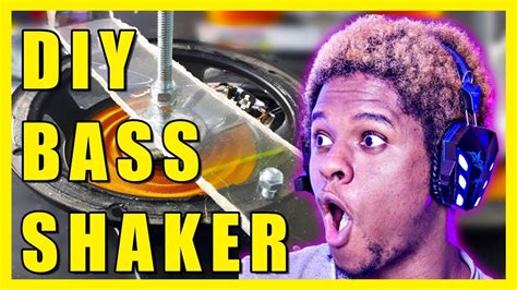 I thought this would be a good. DIY Bass Shaker (Tactile transducer) for Gaming Chair - YouTube