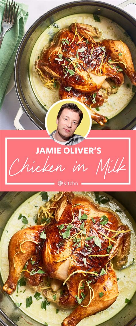 Spring onions, button mushrooms, puff pastry, ground nutmeg, chicken breast and 5 more. Jamie Oliver's Chicken in Milk Recipe | Kitchn