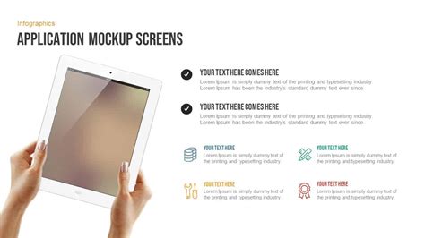Ranging from business, creative, minimal, educational, clean, elegant. Application Mockup Screens Free PowerPoint Template ...