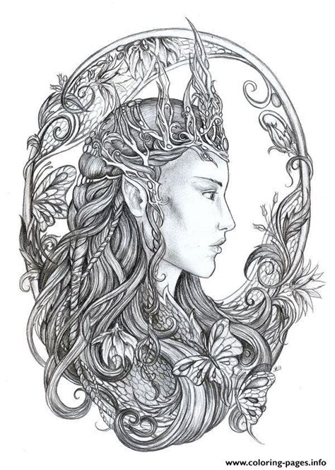 Browse our other free coloring pages located under dragon coloring pages gallery. Hd Difficult Fairie Adult Coloring Pages Printable