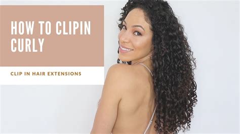 We make customized hair extensions to suit your requirements in terms of length, texture and color. How To Clip In Curly Clip In Hair Extensions - YouTube