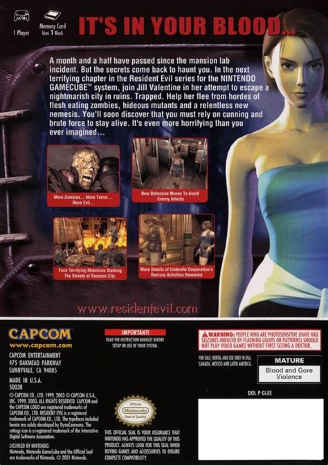 Resident evil 3 nemesis nintendo gamecube complete. Resident Evil 3: Nemesis for GameCube - Sales, Wiki ...
