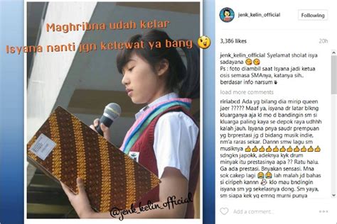 Foto Jadul Jadi Ketua OSIS Beredar, Isyana Dipuji Menang ...